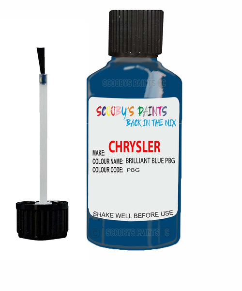 Paint For Chrysler Sebring Convertible Clearwater Blue Code: Pbg Car Touch Up Paint
