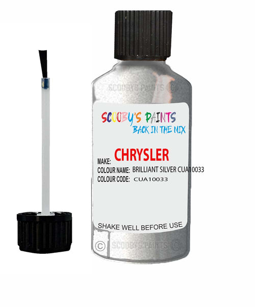 Paint For Chrysler Sebring Brilliant Silver Code: Cua10033 Car Touch Up Paint