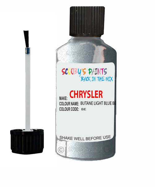 Paint For Chrysler Voyager Butane Light Blue Code: Be Car Touch Up Paint