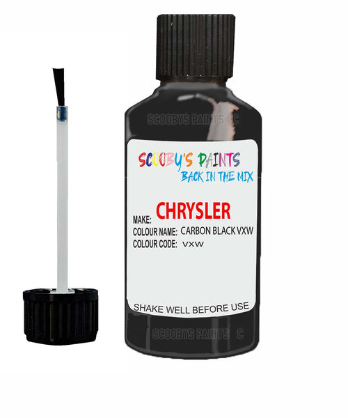 Paint For Chrysler 300 Series Carbon Black Code: Vxw Car Touch Up Paint
