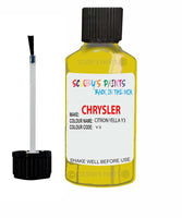 Paint For Chrysler Plymouth Citron Yella Code: Y3 Car Touch Up Paint