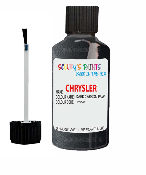 Paint For Chrysler Caravan Dark Carbon Code: Psw Car Touch Up Paint