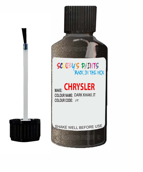 Paint For Chrysler Voyager Dark Khaki Code: Jt Car Touch Up Paint