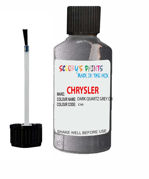 Paint For Chrysler Voyager Dark Quartz Grey Code: D8 Car Touch Up Paint