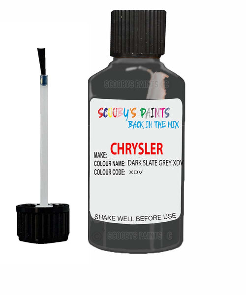 Paint For Chrysler 300 Series Dark Slate Grey Code: Xdv Car Touch Up Paint