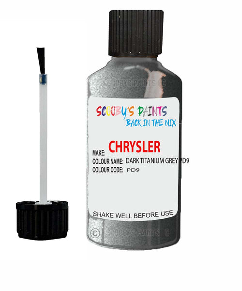 Paint For Chrysler Sebring Dark Titanium Grey Code: Pd9 Car Touch Up Paint