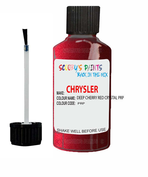 Paint For Chrysler 300 Series Deep Cherry Red Crystal Code: Prp Car Touch Up Paint