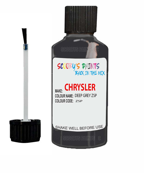 Paint For Chrysler Voyager Deep Grey Code: Zsp Car Touch Up Paint