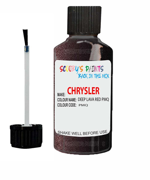 Paint For Chrysler Sebring Deep Lava Red Code: Pmq Car Touch Up Paint