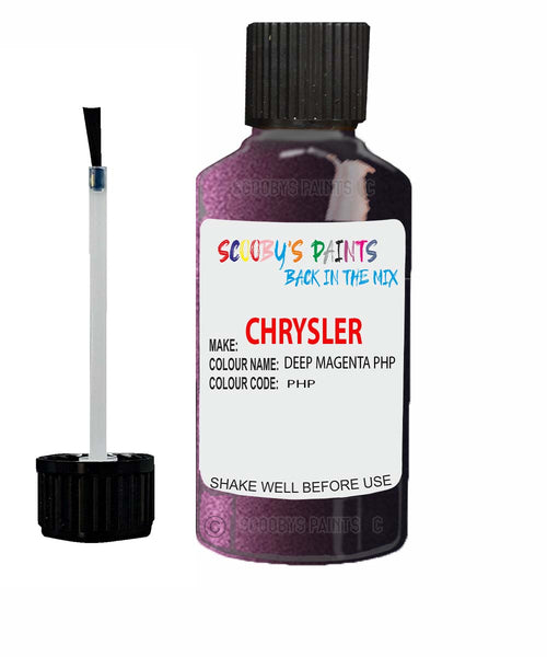 Paint For Chrysler Pt Cruiser Deep Magenta Code: Php Car Touch Up Paint