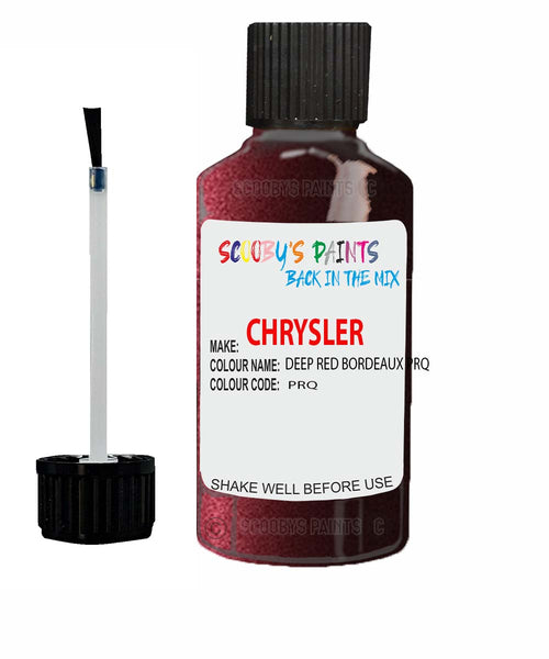 Paint For Chrysler 300 Series Deep Red Bordeaux Code: Prq Car Touch Up Paint