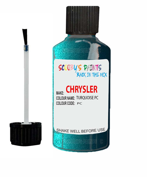 Paint For Chrysler Vision Turquoise Code: Pc Car Touch Up Paint
