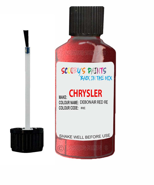 Paint For Chrysler Plymouth Debonair Red Code: Re Car Touch Up Paint