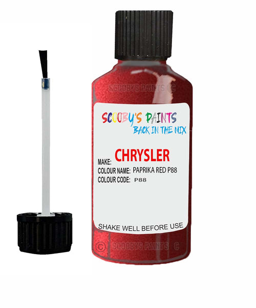 Paint For Chrysler Sebring Paprika Red Code: P88 Car Touch Up Paint