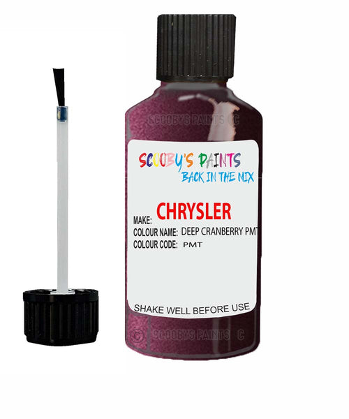 Paint For Chrysler Pt Cruiser Deep Cranberry Code: Pmt Car Touch Up Paint