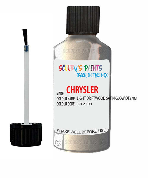 Paint For Chrysler Vision Light Driftwood Satin Glow Code: Dt2703 Car Touch Up Paint