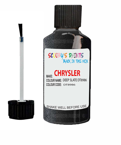 Paint For Chrysler Vision Deep Slate Code: Dt8986 Car Touch Up Paint