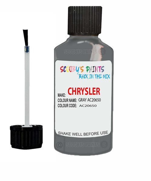 Paint For Chrysler Sebring Gray Code: Ac20650 Car Touch Up Paint