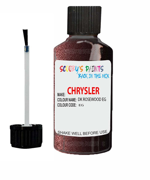 Paint For Chrysler Voyager Dk Rosewood Code: Eg Car Touch Up Paint