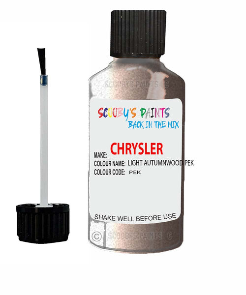 Paint For Chrysler Avenger Light Autumnwood Code: Pek Car Touch Up Paint