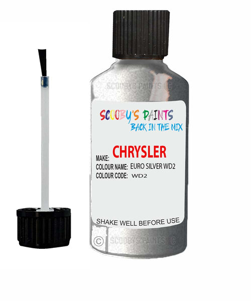 Paint For Chrysler Caravan Euro Silver Code: Wd2 Car Touch Up Paint