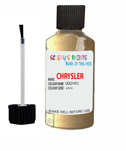Paint For Chrysler Plymouth Gold Code: Hy2 Car Touch Up Paint