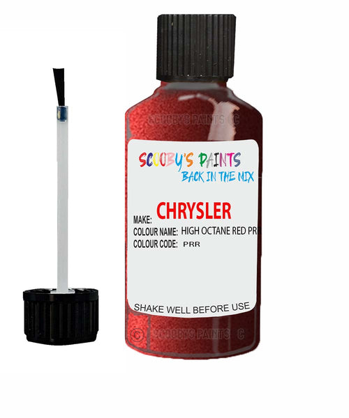 Paint For Chrysler Caravan High Octane Red Code: Prr Car Touch Up Paint