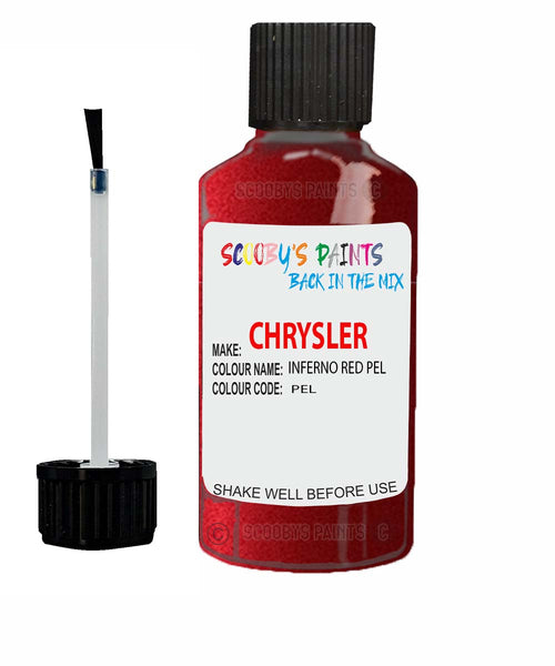 Paint For Chrysler Caravan Inferno Red Code: Pel Car Touch Up Paint