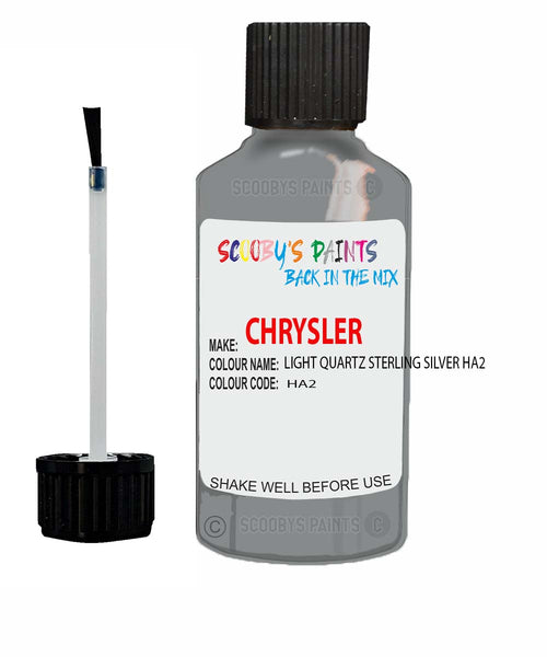Paint For Chrysler Voyager Light Quartz Sterling Silver Code: Ha2 Car Touch Up Paint