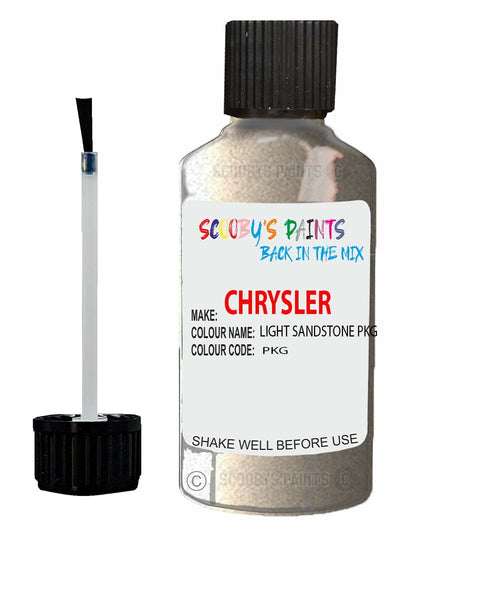 Paint For Chrysler Caravan Light Sandstone Code: Pkg Car Touch Up Paint