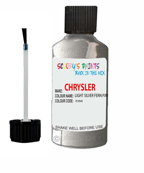 Paint For Chrysler Voyager Light Silver Fern Code: Pjm Car Touch Up Paint