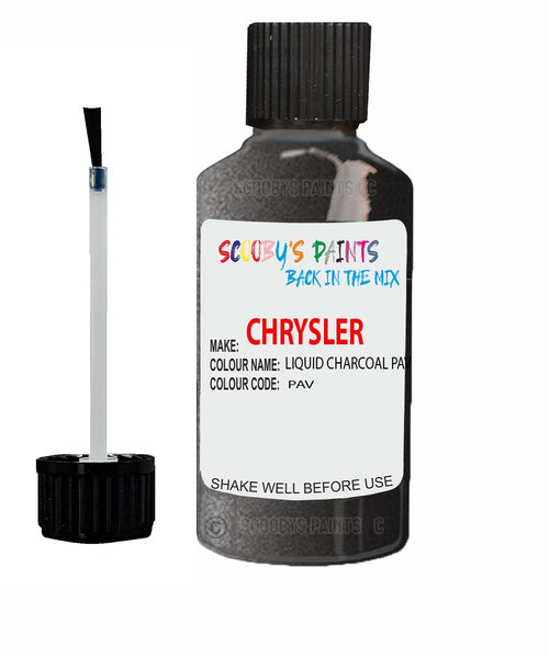 Paint For Chrysler Caravan Liquid Charcoal Code: Pav Car Touch Up Paint