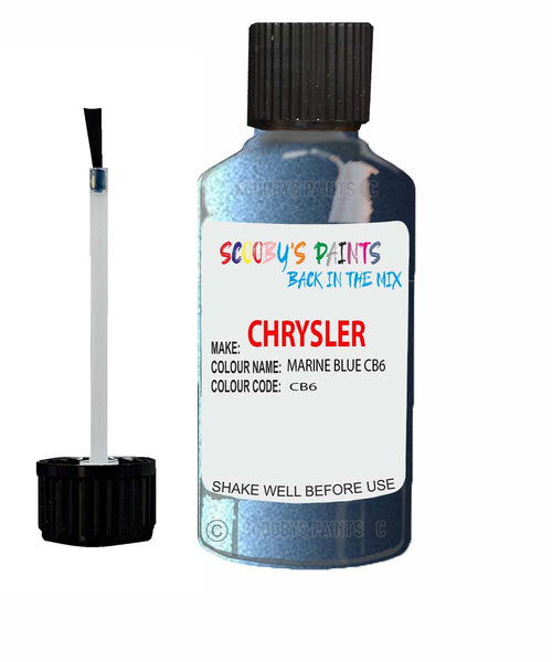 Paint For Chrysler Caravan Marine Blue Code: Cb6 Car Touch Up Paint