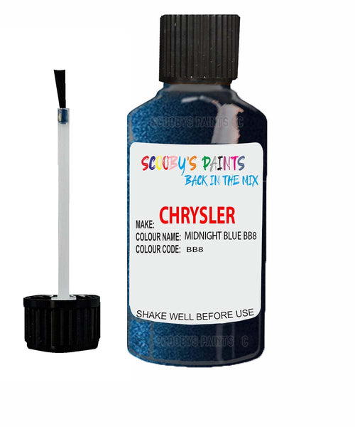 Paint For Chrysler 300 Series Midnight Blue Code: Bb8 Car Touch Up Paint