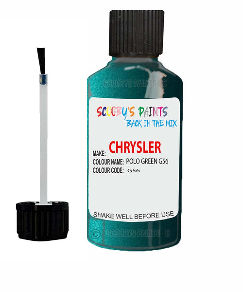 Paint For Chrysler Sebring Polo Green Code: G56 Car Touch Up Paint