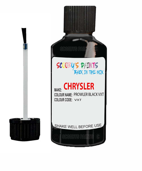 Paint For Chrysler Prowler Prowler Black Code: Vxt Car Touch Up Paint