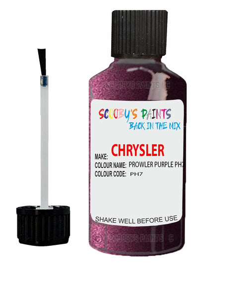 Paint For Chrysler Prowler Prowler Purple Code: Ph7 Car Touch Up Paint
