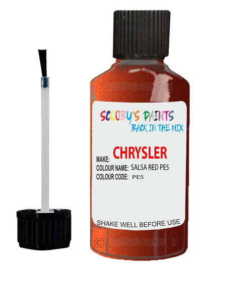 Paint For Chrysler Caravan Salsa Red Code: Pe5 Car Touch Up Paint
