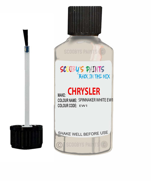 Paint For Chrysler Plymouth Spinnaker White Code: Ew1 Car Touch Up Paint