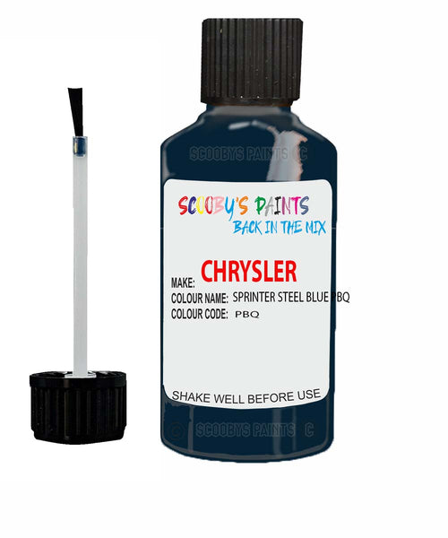 Paint For Chrysler Intrepid Steel Blue Code: Pbq Car Touch Up Paint