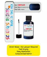 Colour Card paint fix a chip stone Chrysler 300 Series After Midnight Blue Code: Pbx Car Touch Up Paint