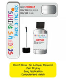Colour Card paint fix a chip stone Chrysler 300 Series Atomic Silver Code: Sse Car Touch Up Paint