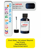 Colour Card paint fix a chip stone Chrysler 300 Series Blackberry Code: Pbv Car Touch Up Paint