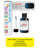 Colour Card paint fix a chip stone Chrysler 300 Series Bridgewater Blue Code: Pbw Car Touch Up Paint