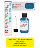 Colour Card paint fix a chip stone Chrysler Caravan Bright Blue Code: Lb6 Car Touch Up Paint