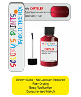 Colour Card paint fix a chip stone Chrysler Avenger Deep Cherry Red Crystal Code: Prp Car Touch Up Paint