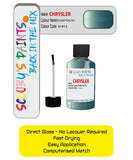 Colour Card paint fix a chip stone Chrysler Voyager Island Teal Code: Ppj Car Touch Up Paint