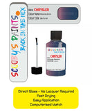 Colour Card paint fix a chip stone Chrysler Sebring Prism Blue Code: B59 Car Touch Up Paint