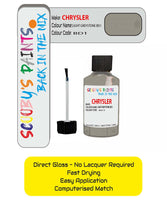 Colour Card paint fix a chip stone Chrysler 300 Series Light Greystone Code: Bd1 Car Touch Up Paint