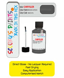 Colour Card paint fix a chip stone Chrysler 300 Series Medium Slate Code: Bd5 Car Touch Up Paint